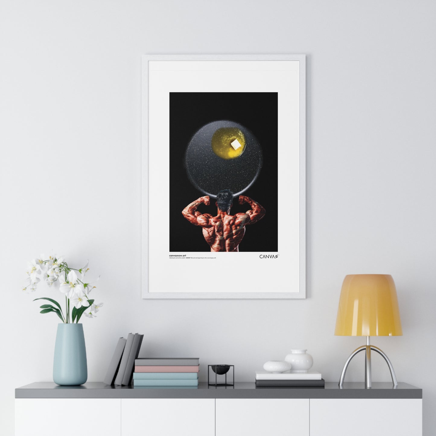 CANVAS™ UNDER-A-TEFLON-SKY Portrait Framed Poster