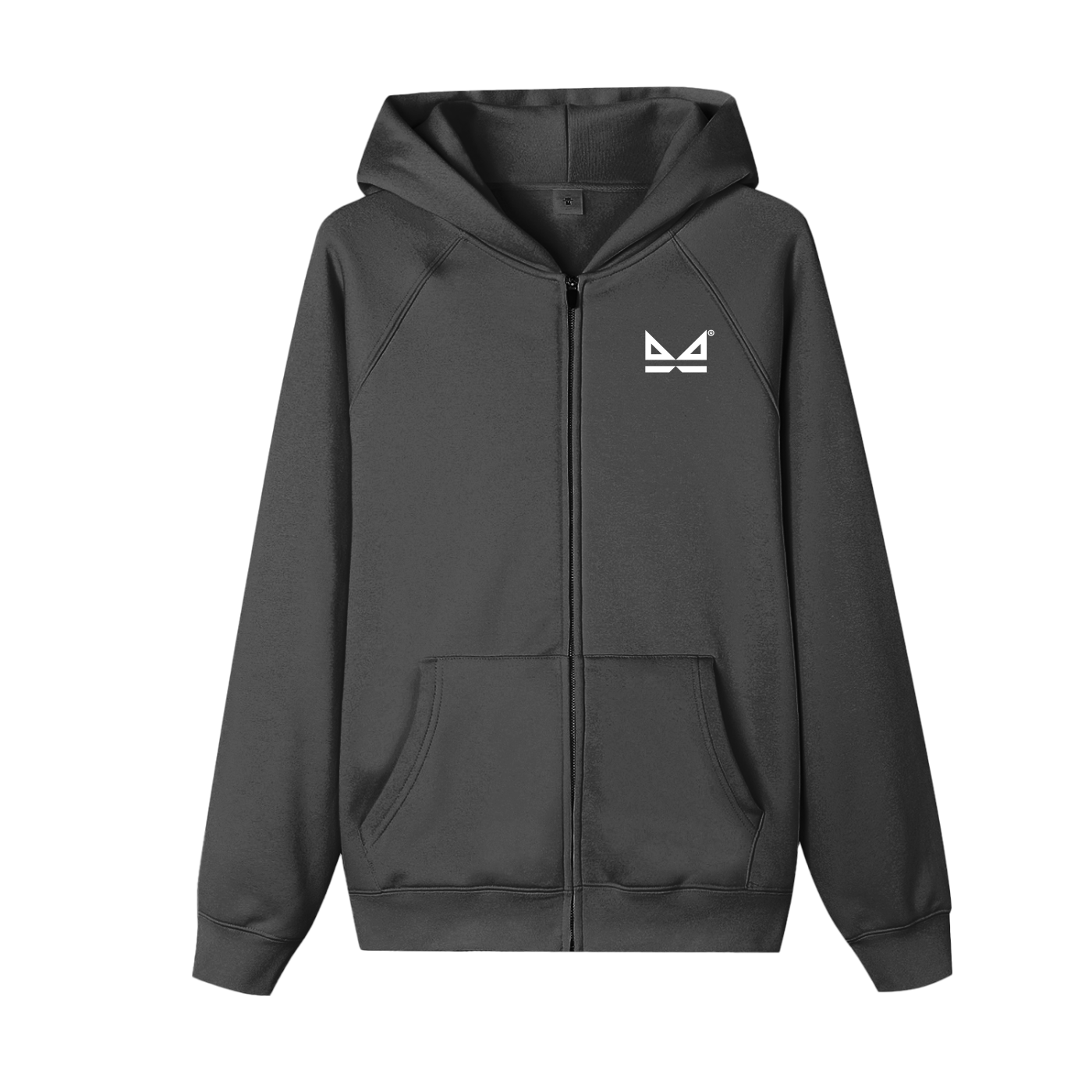 Zoo® Queens® Womens Oversize Essential Zip-up Hoodie