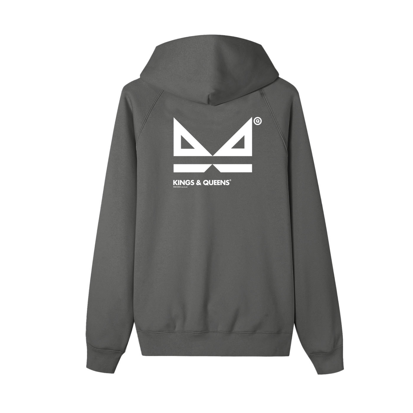 Zoo® Queens® Womens Oversize Essential Zip-up Hoodie