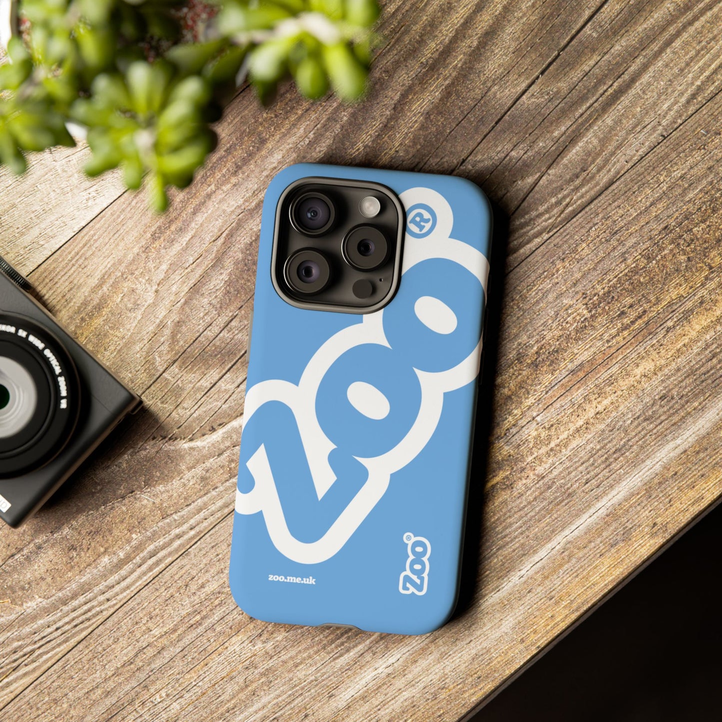 Zoo® Light Blue - Durable iPhone® Case