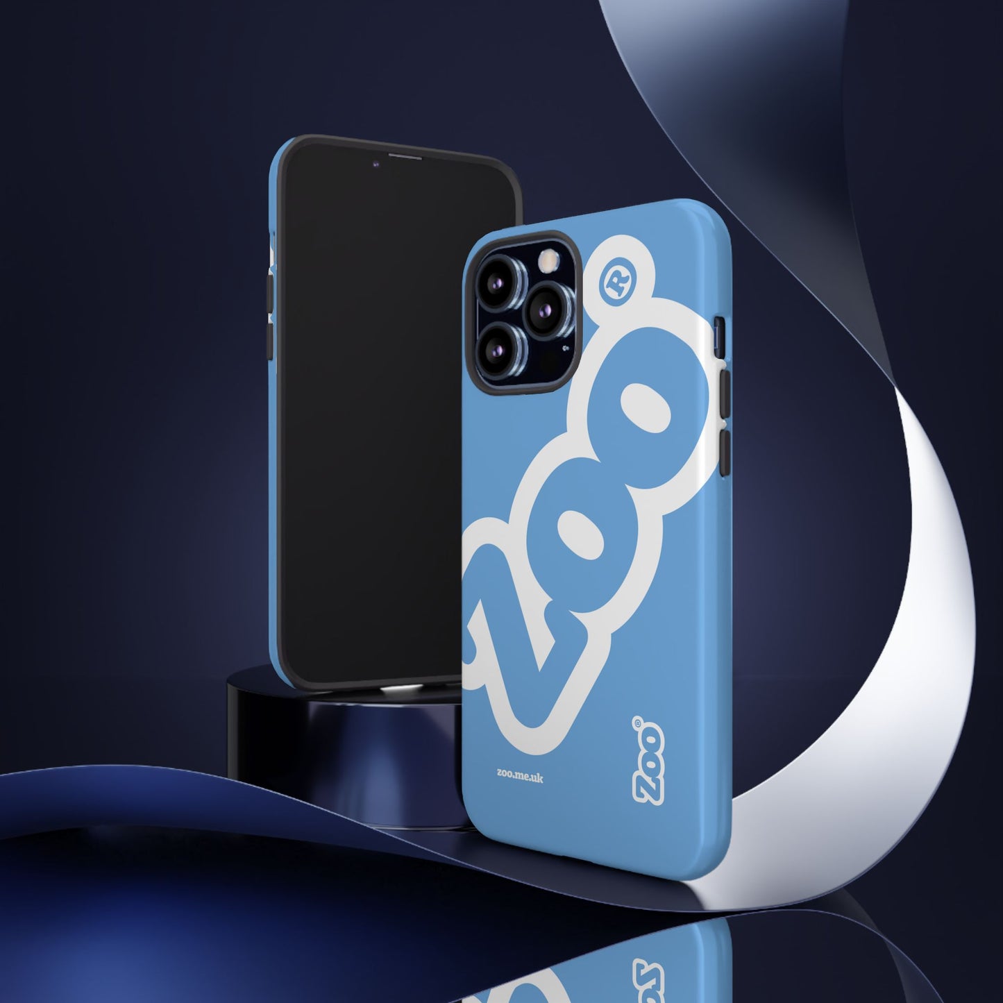 Zoo® Light Blue - Durable iPhone® Case