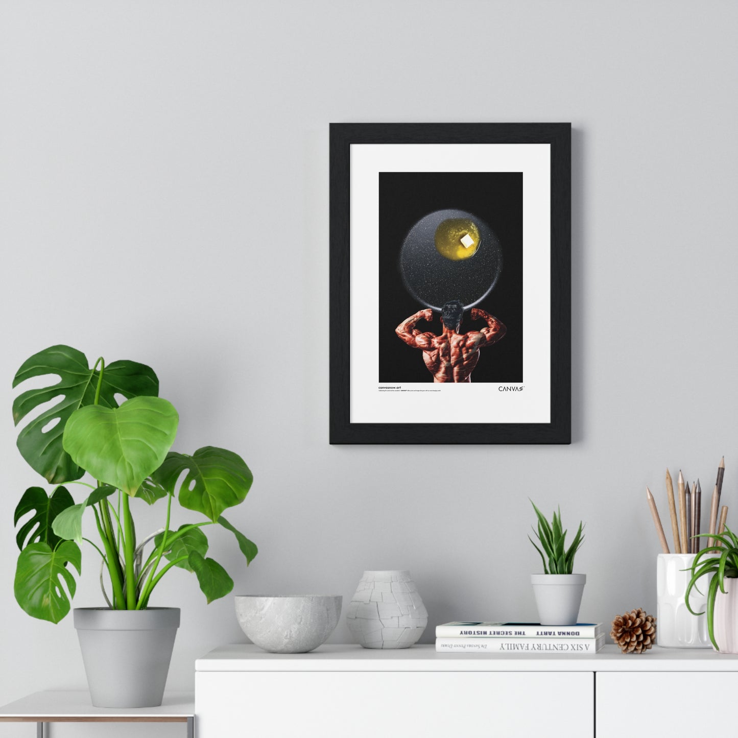 CANVAS™ UNDER-A-TEFLON-SKY Portrait Framed Poster