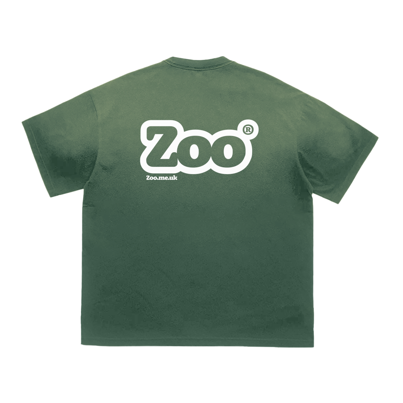 Zoo® Vintage Washed Tiger Stripes Dyed Gradient T-Shirt - 250 GSM