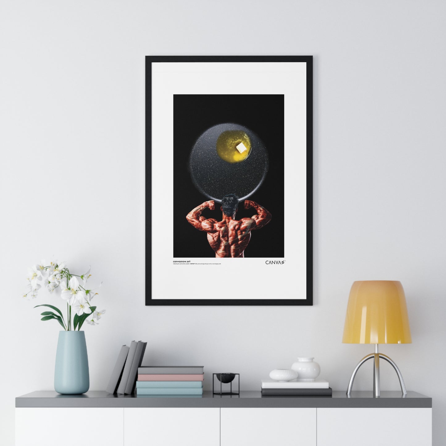 CANVAS™ UNDER-A-TEFLON-SKY Portrait Framed Poster