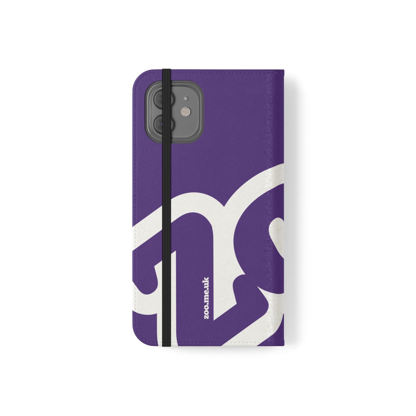 Zoo® Purple Flip Case - Phone Wallet with Card Holder