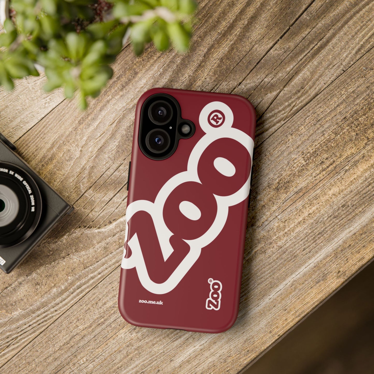 Zoo® Burgundy - Durable iPhone® Case