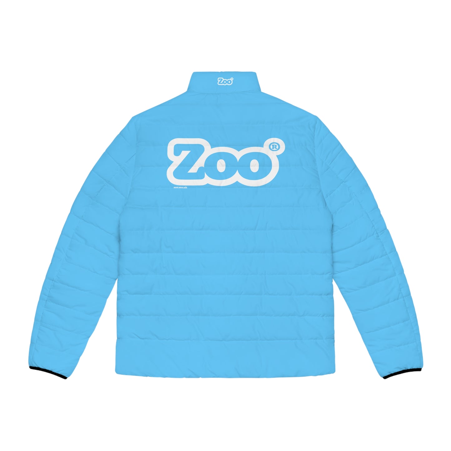 Zoo® Sky Blue - Black with White - Unisex Puffer Jacket