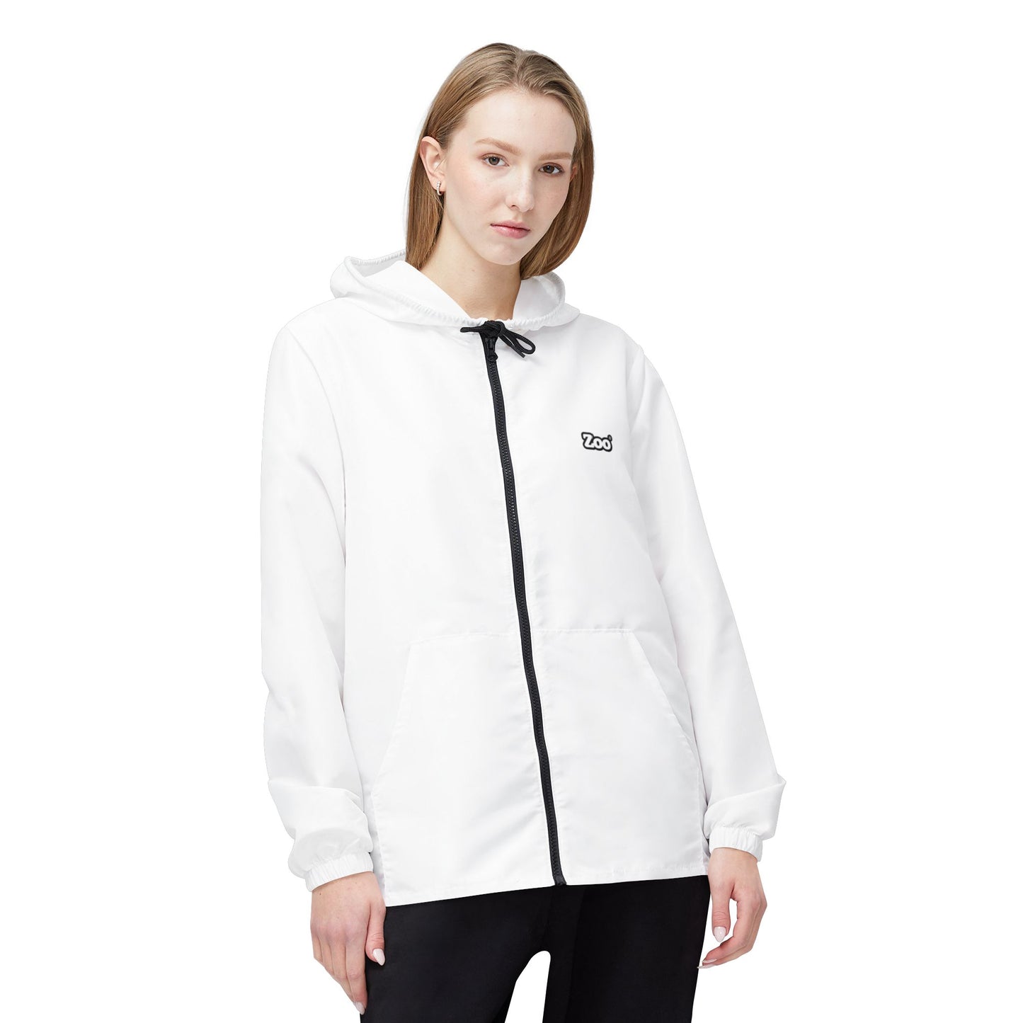 Zoo® White - Unisex Windbreaker Jacket