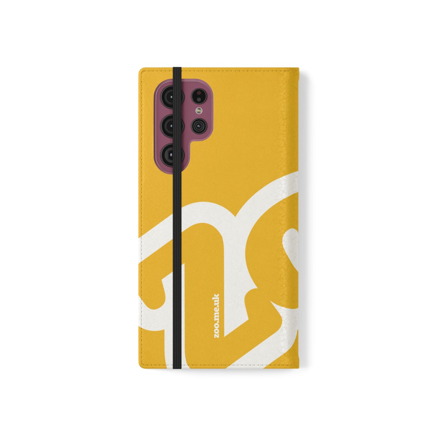 Zoo® Yellow Flip Case - Phone Wallet with Card Holder