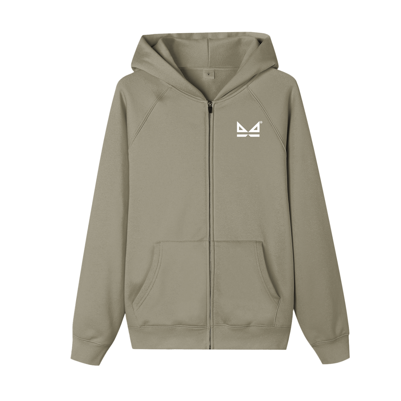 Zoo® Queens® Womens Oversize Essential Zip-up Hoodie