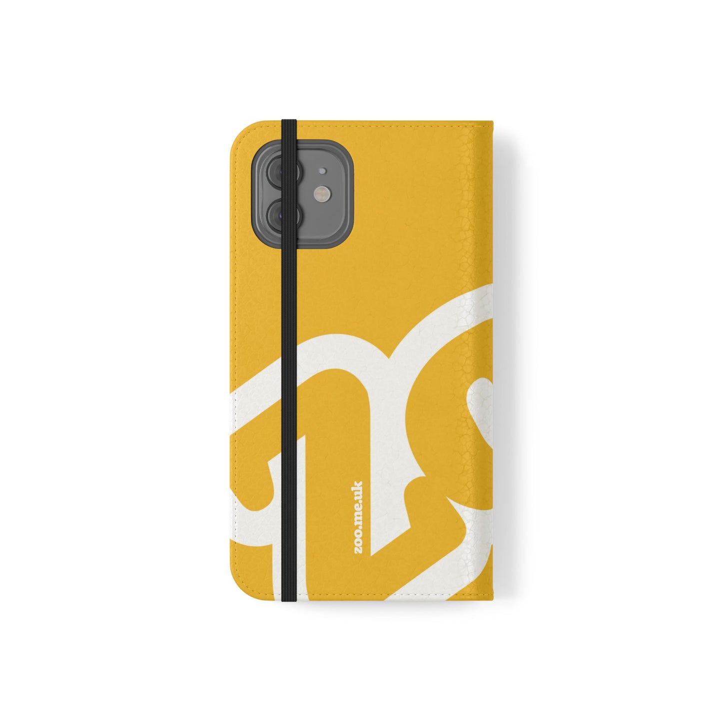 Zoo® Yellow Flip Case - Phone Wallet with Card Holder