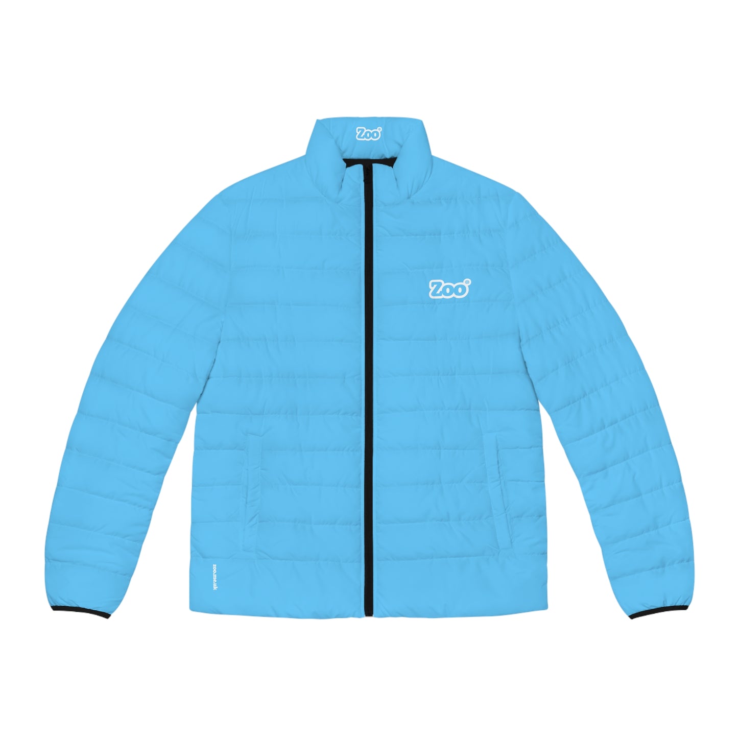Zoo® Sky Blue - Black with White - Unisex Puffer Jacket