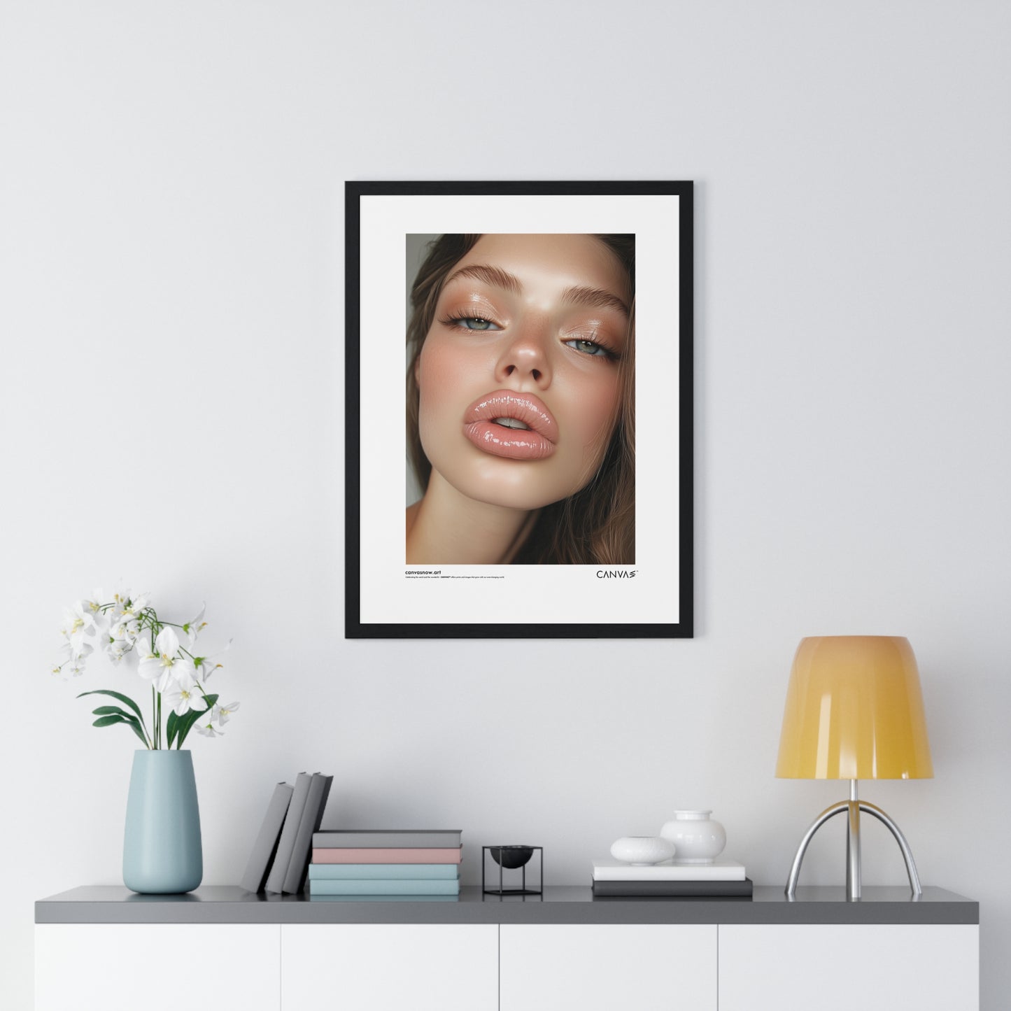 CANVAS™ BOTOX-YOUTH-AI Portrait Framed Poster