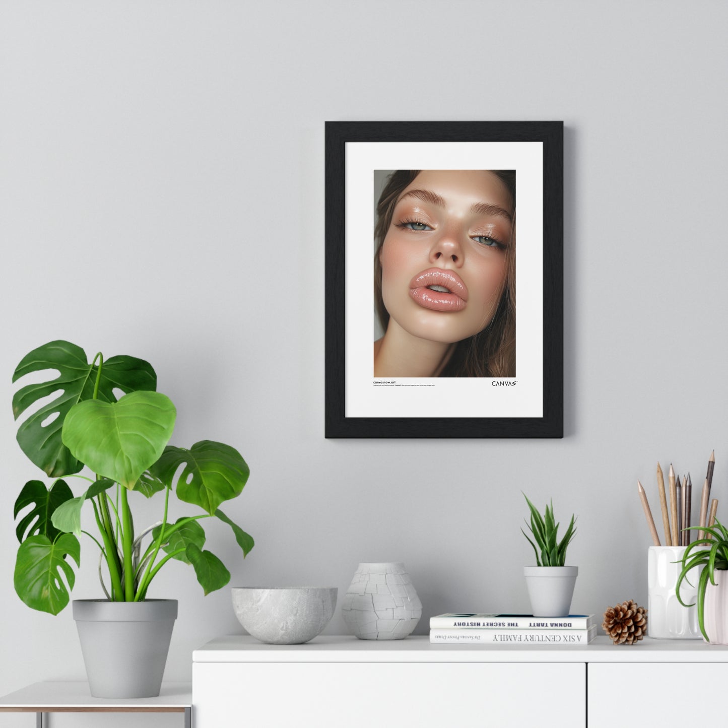 CANVAS™ BOTOX-YOUTH-AI Portrait Framed Poster