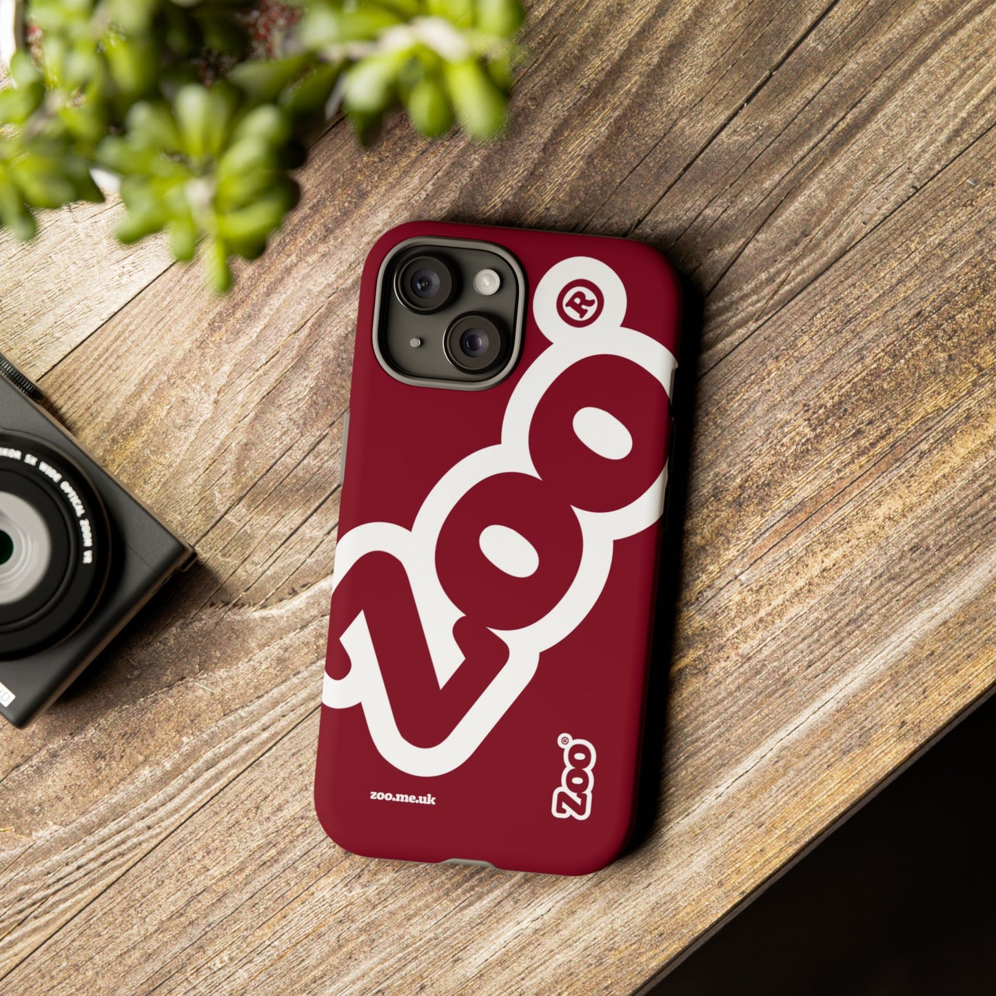 Zoo® Burgundy - Durable iPhone® Case