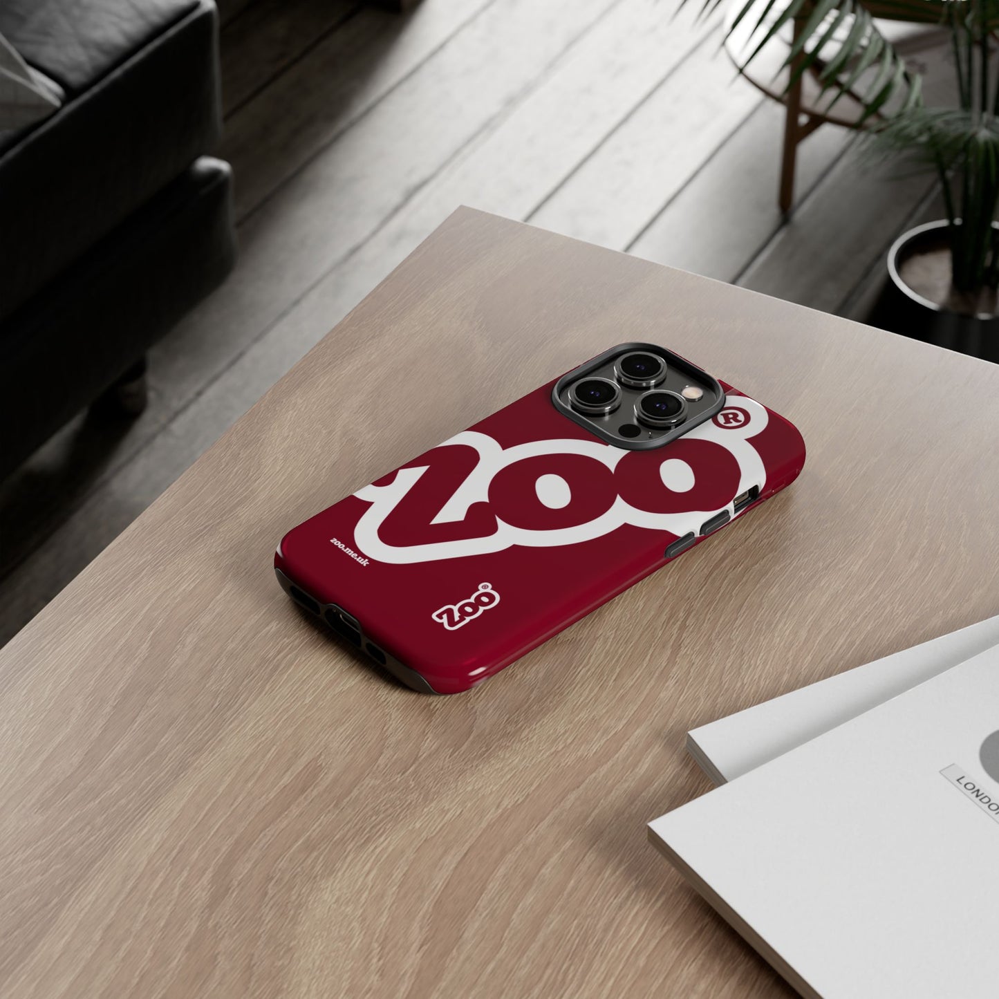 Zoo® Burgundy - Durable iPhone® Case