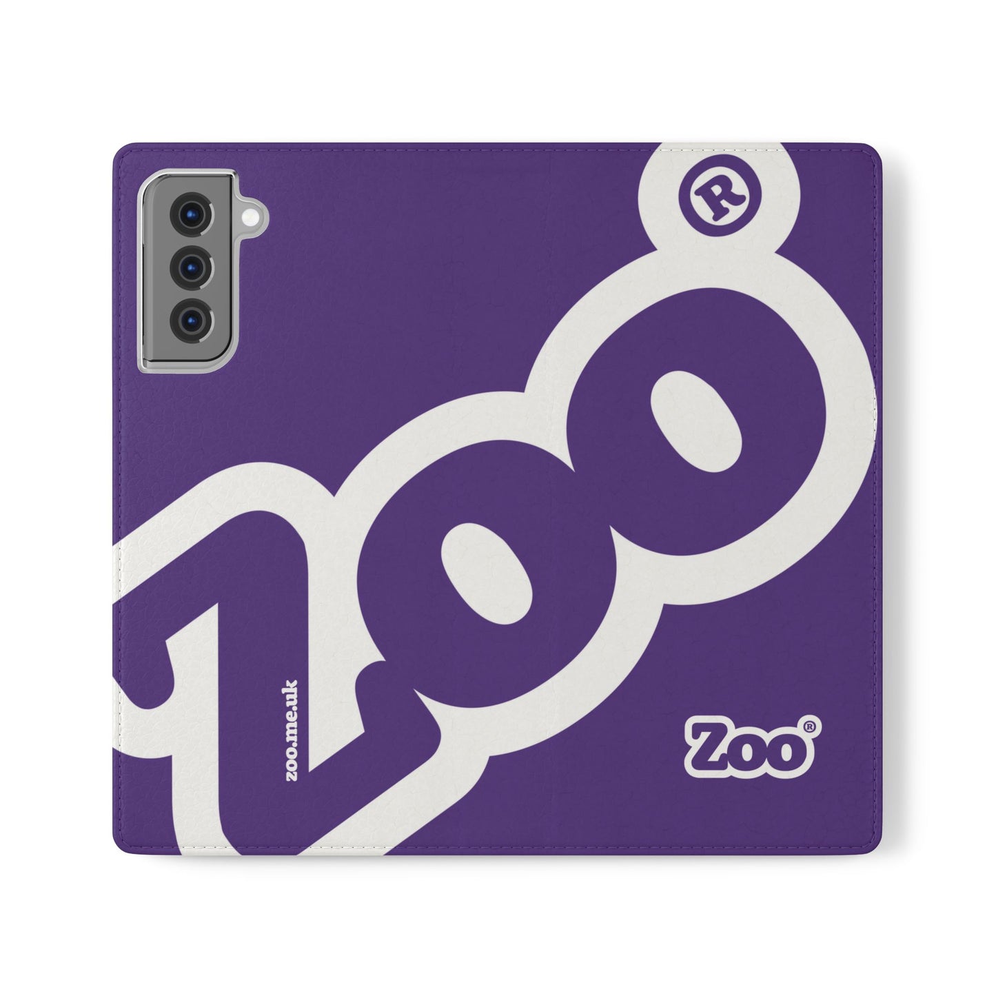 Zoo® Purple Flip Case - Phone Wallet with Card Holder