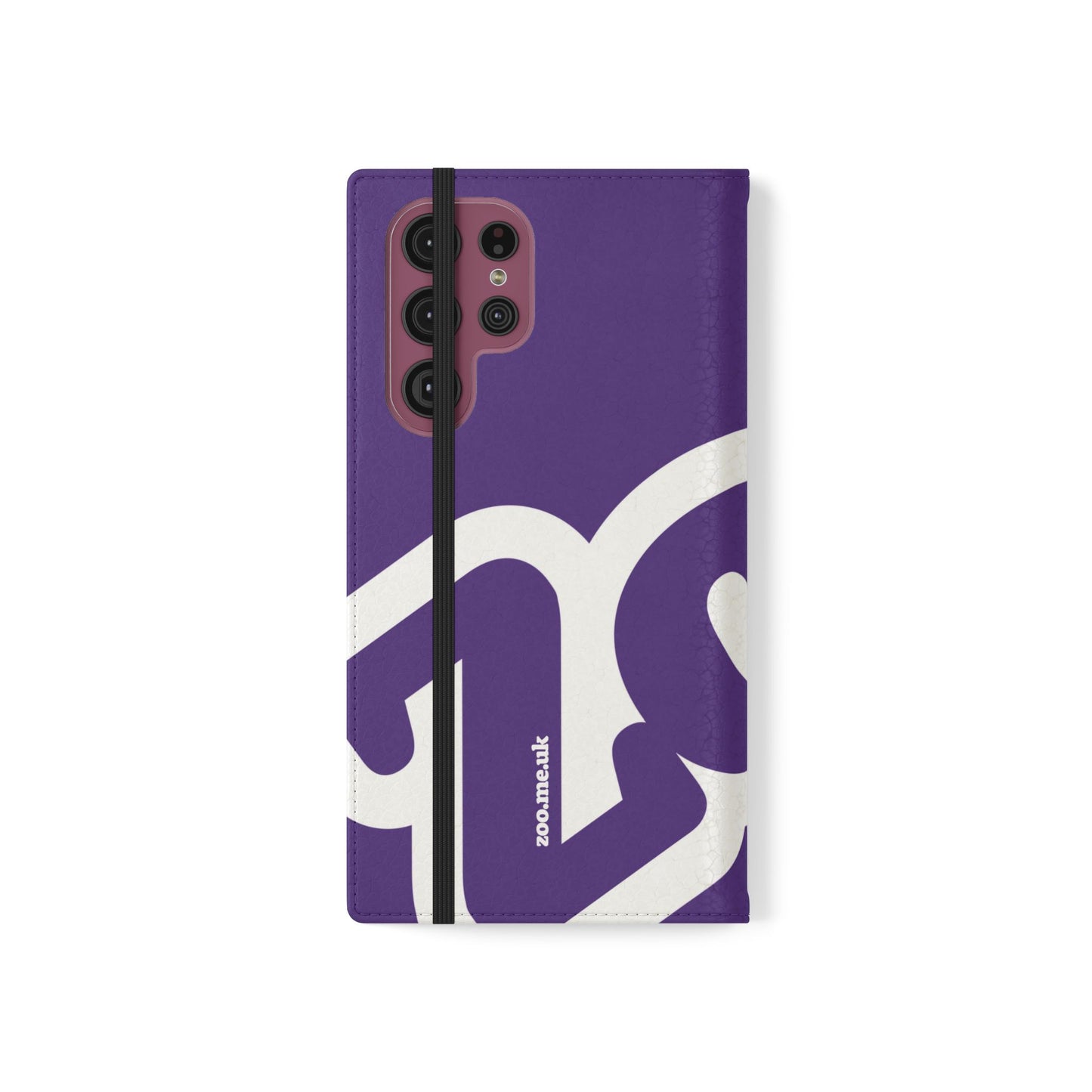 Zoo® Purple Flip Case - Phone Wallet with Card Holder