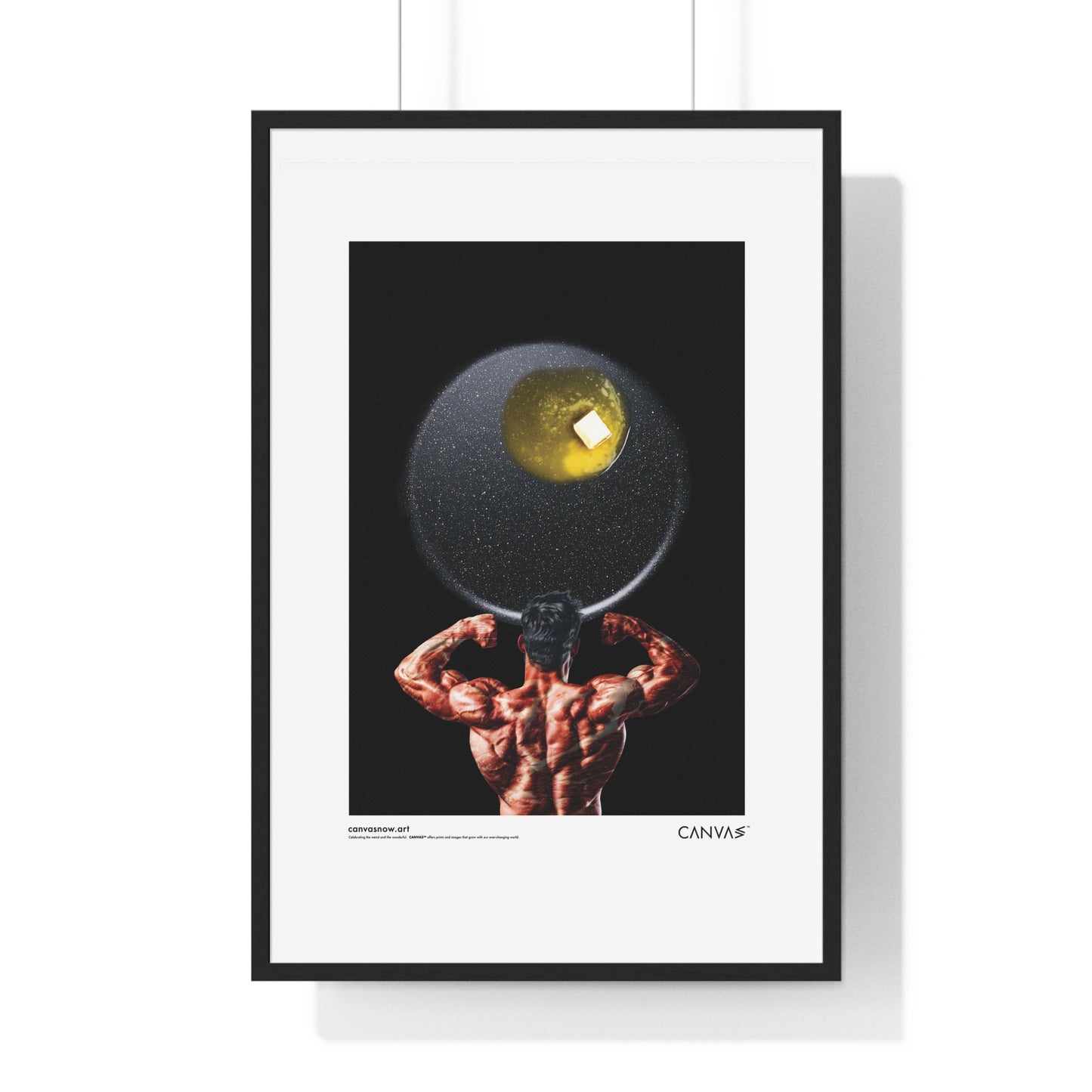 CANVAS™ UNDER-A-TEFLON-SKY Portrait Framed Poster