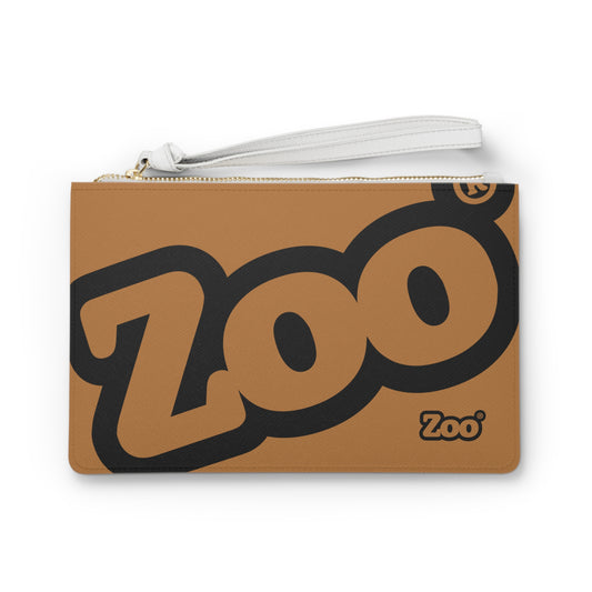 Zoo® Light Brown with Black Clutch Bag