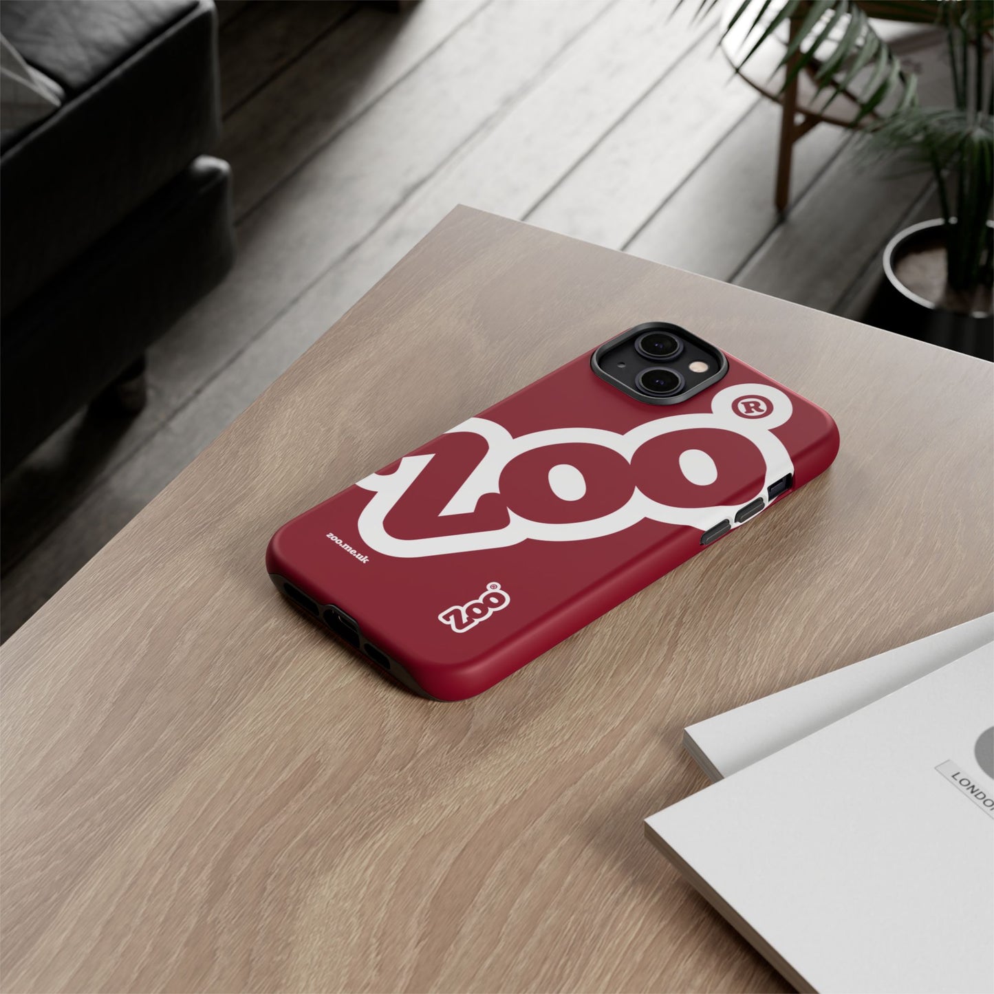 Zoo® Burgundy - Durable iPhone® Case