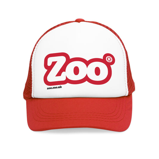 Zoo® Red Logo on Red & White - Trucker Cap