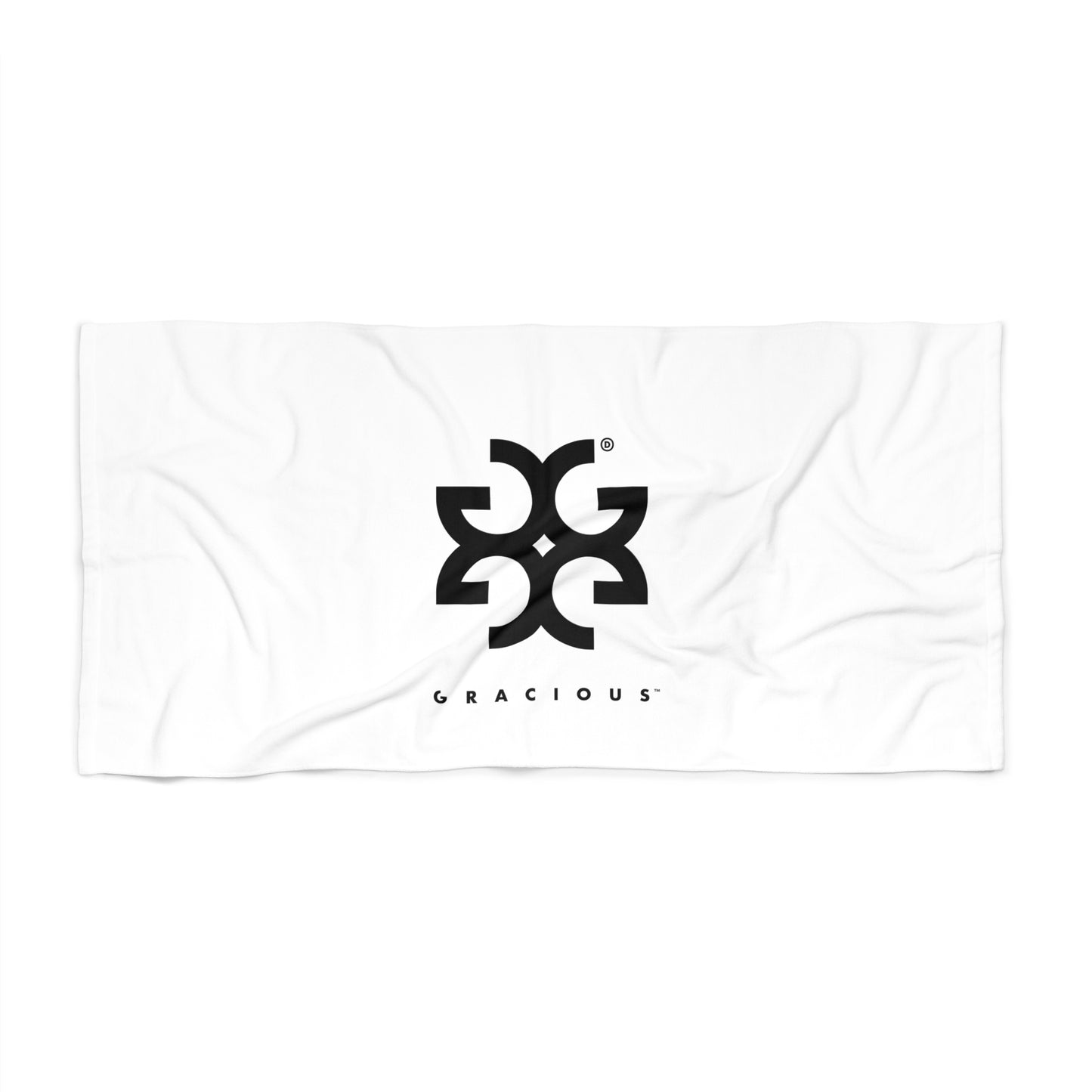GRACIOUS™ White Beach Towel