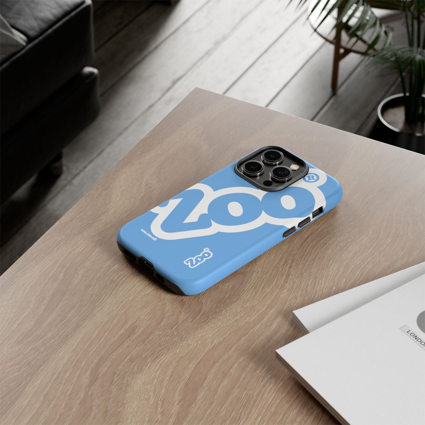 Zoo® Light Blue - Durable iPhone® Case