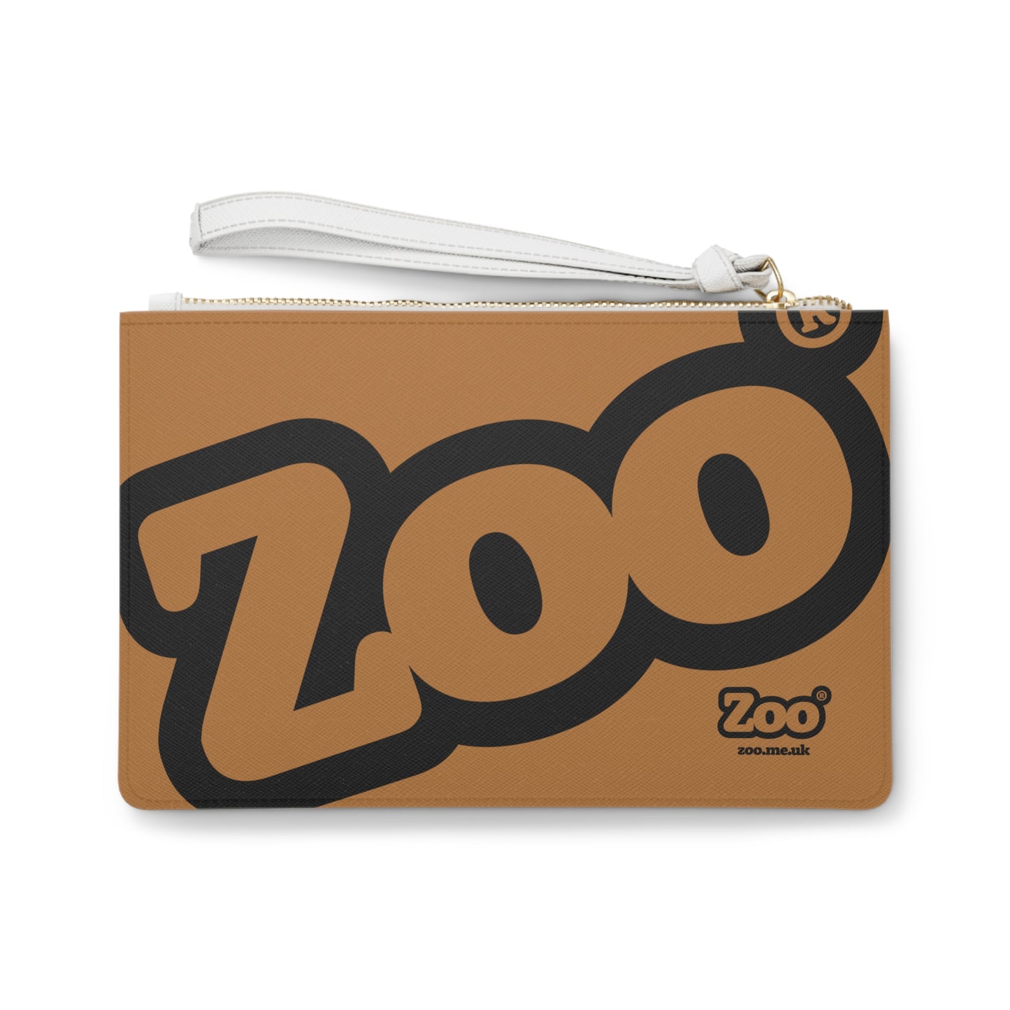 Zoo® Light Brown with Black Clutch Bag