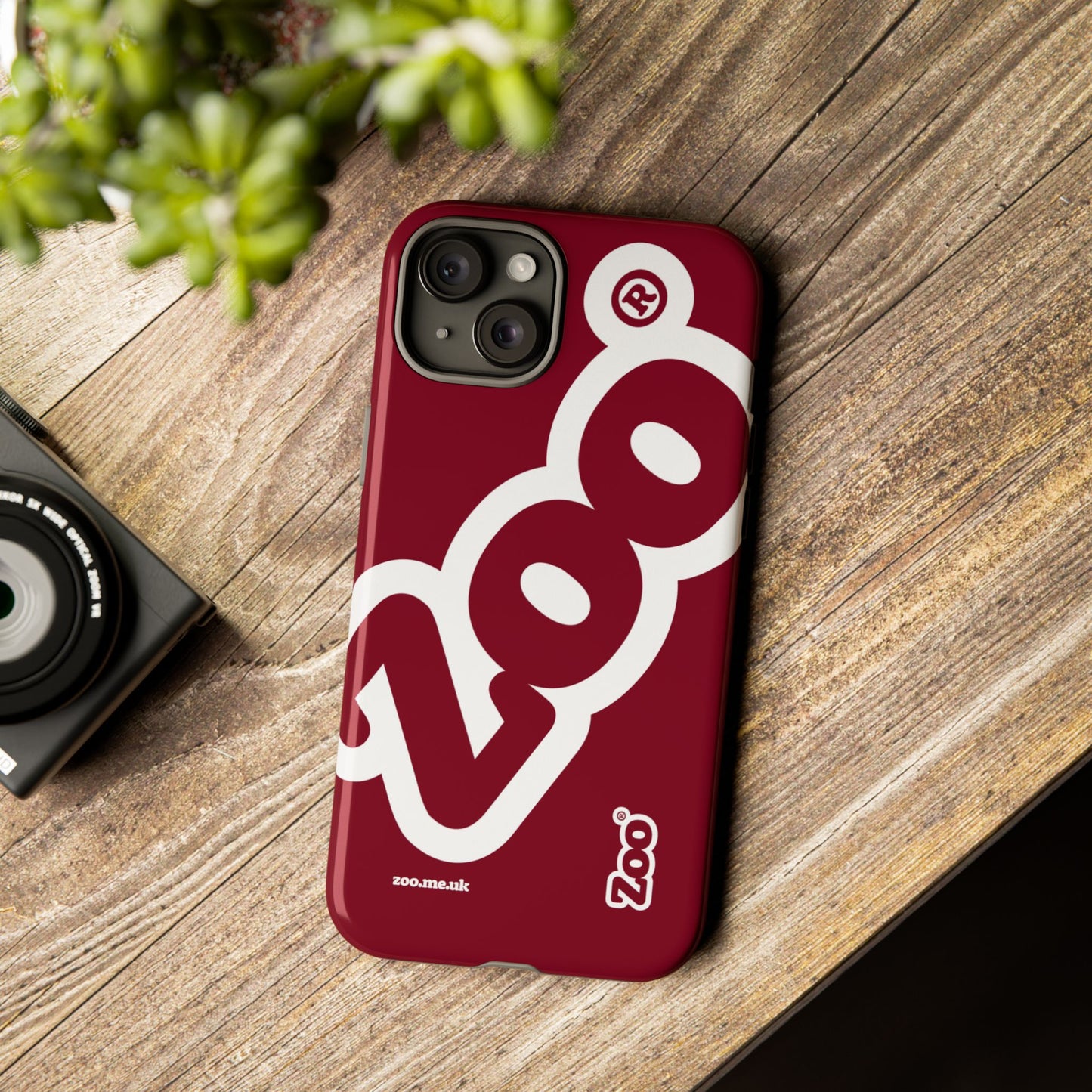 Zoo® Burgundy - Durable iPhone® Case