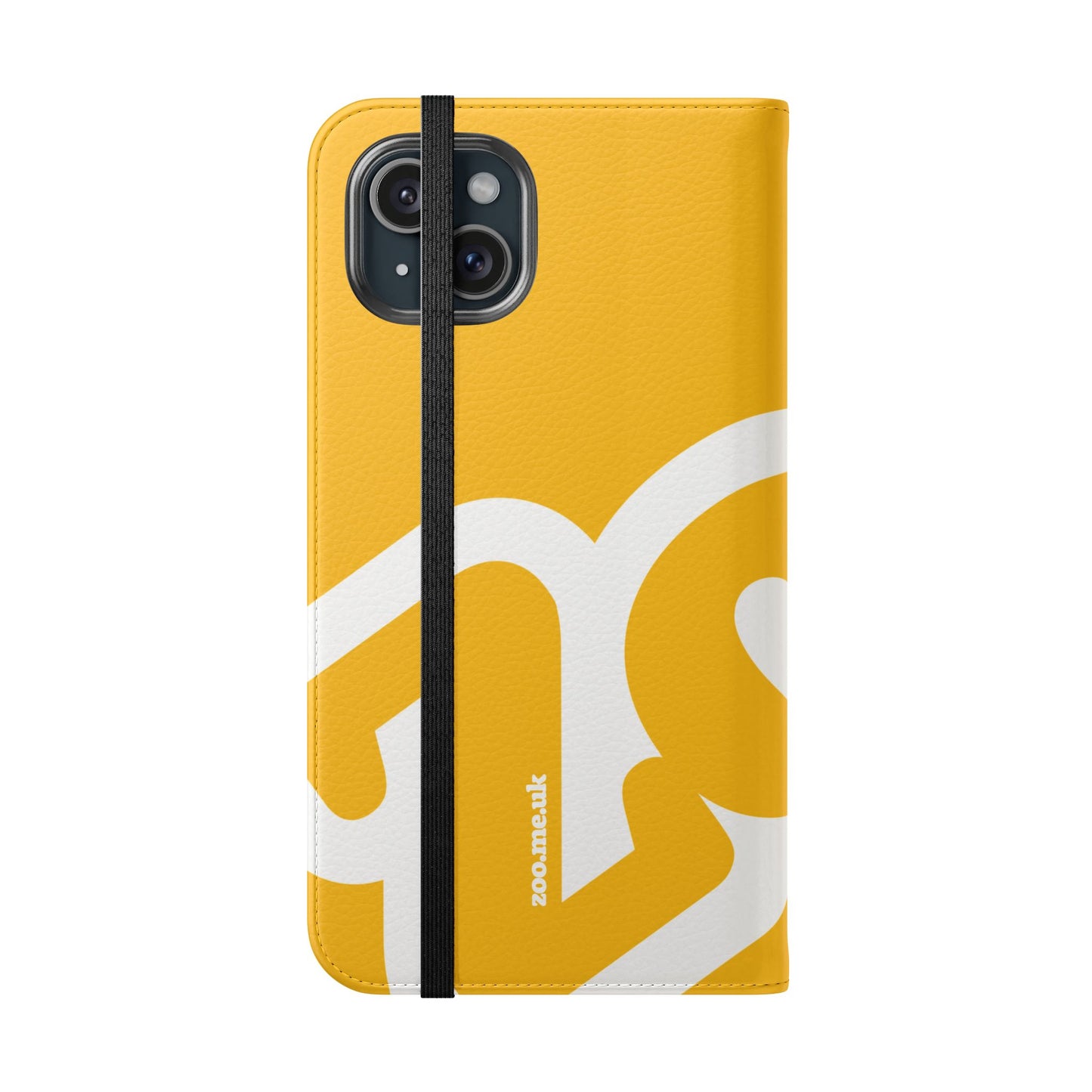 Zoo® Yellow Flip Case - Phone Wallet with Card Holder