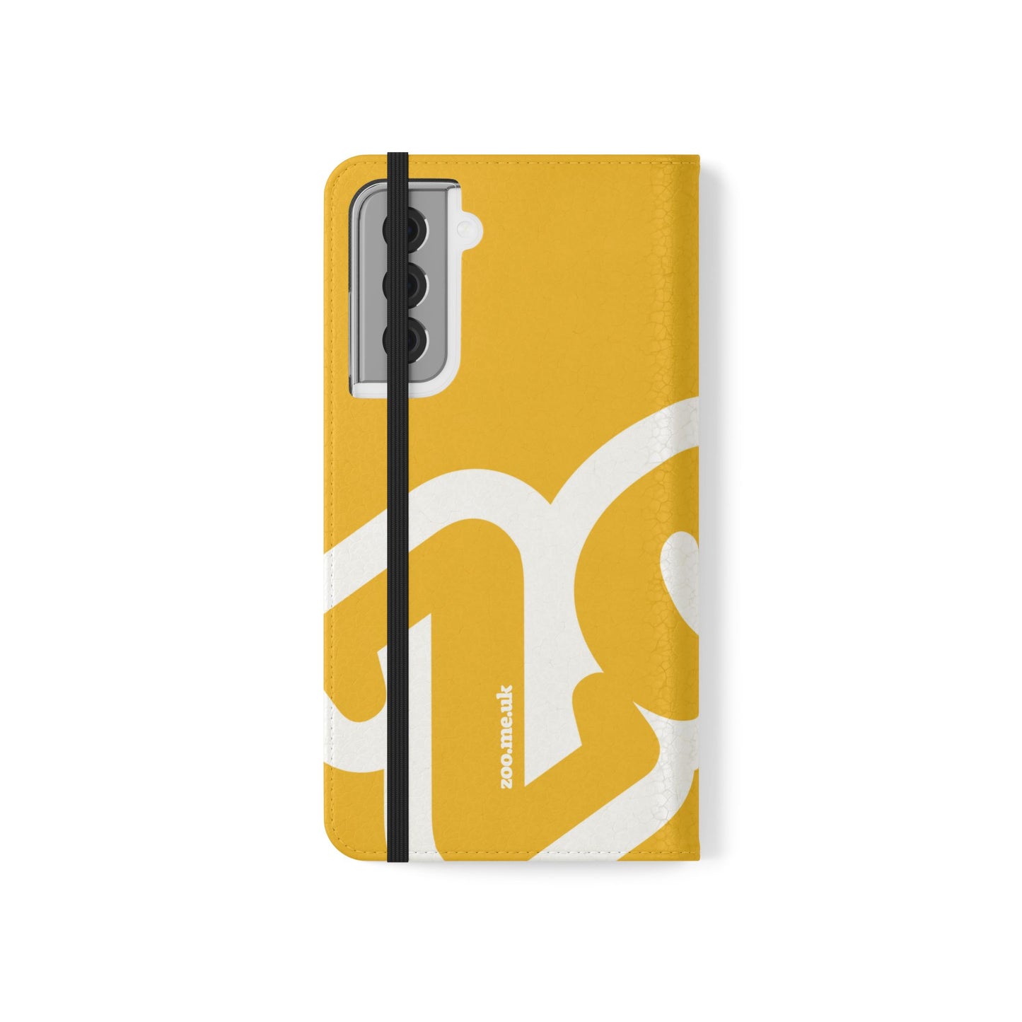 Zoo® Yellow Flip Case - Phone Wallet with Card Holder