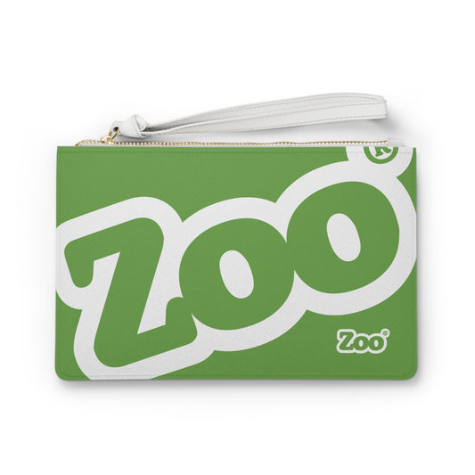 Zoo® Light Green with White Clutch Bag