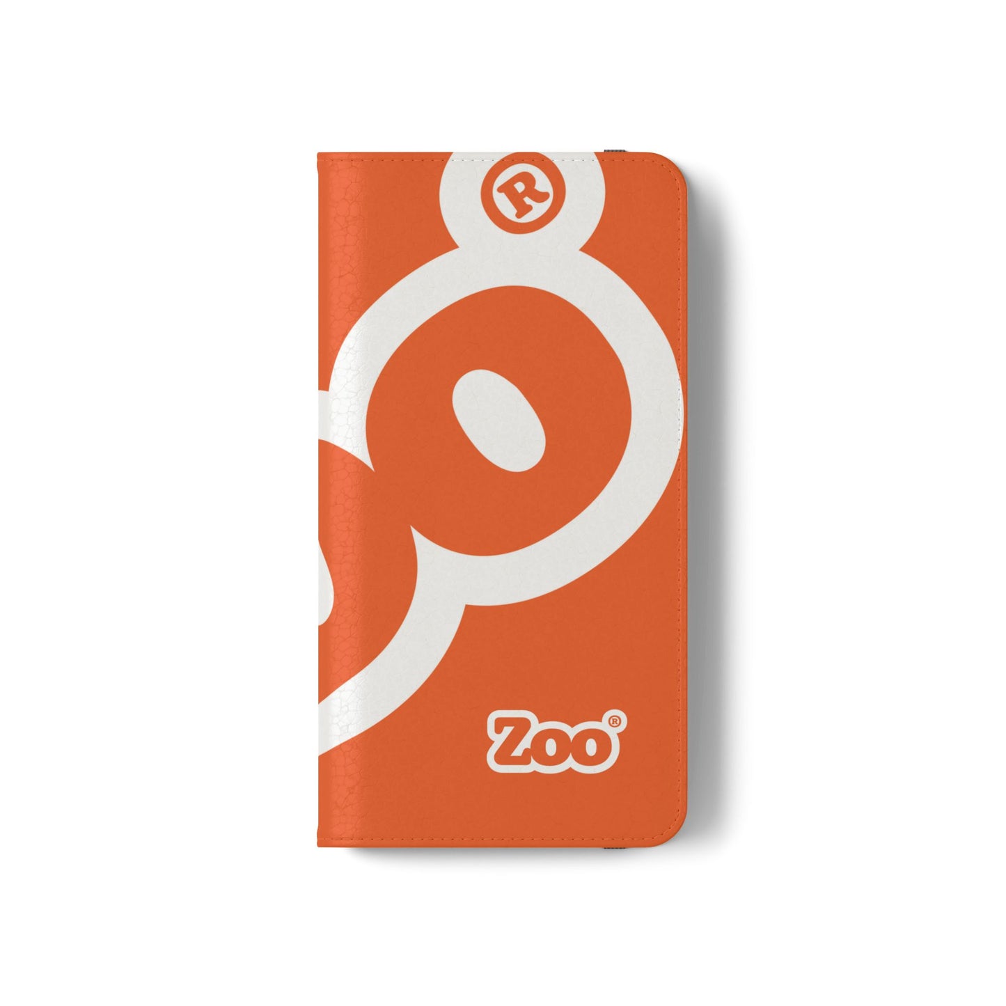 Zoo® Orange Flip Case - Phone Wallet with Card Holder