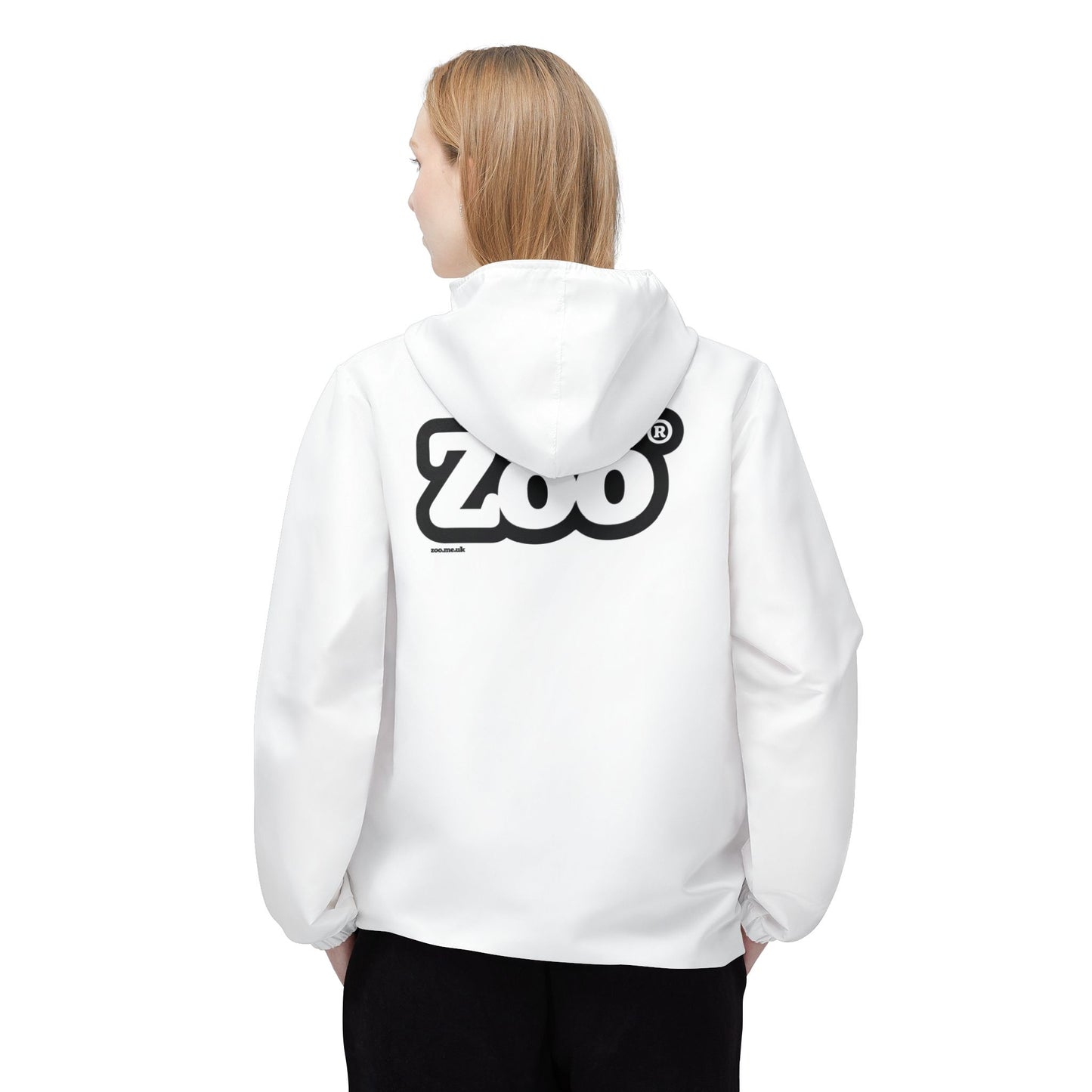 Zoo® White - Unisex Windbreaker Jacket