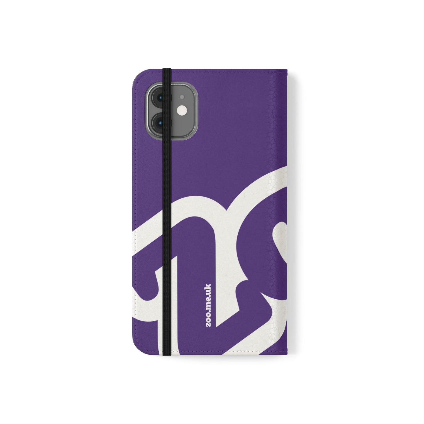 Zoo® Purple Flip Case - Phone Wallet with Card Holder