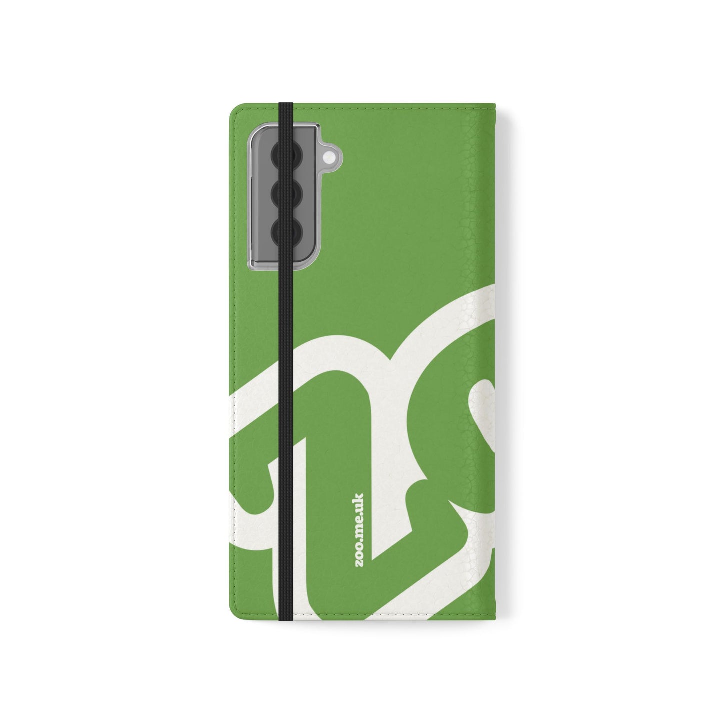 Zoo® Light Green Flip Case - Phone Wallet with Card Holder