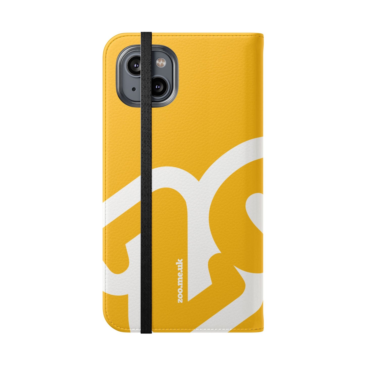 Zoo® Yellow Flip Case - Phone Wallet with Card Holder