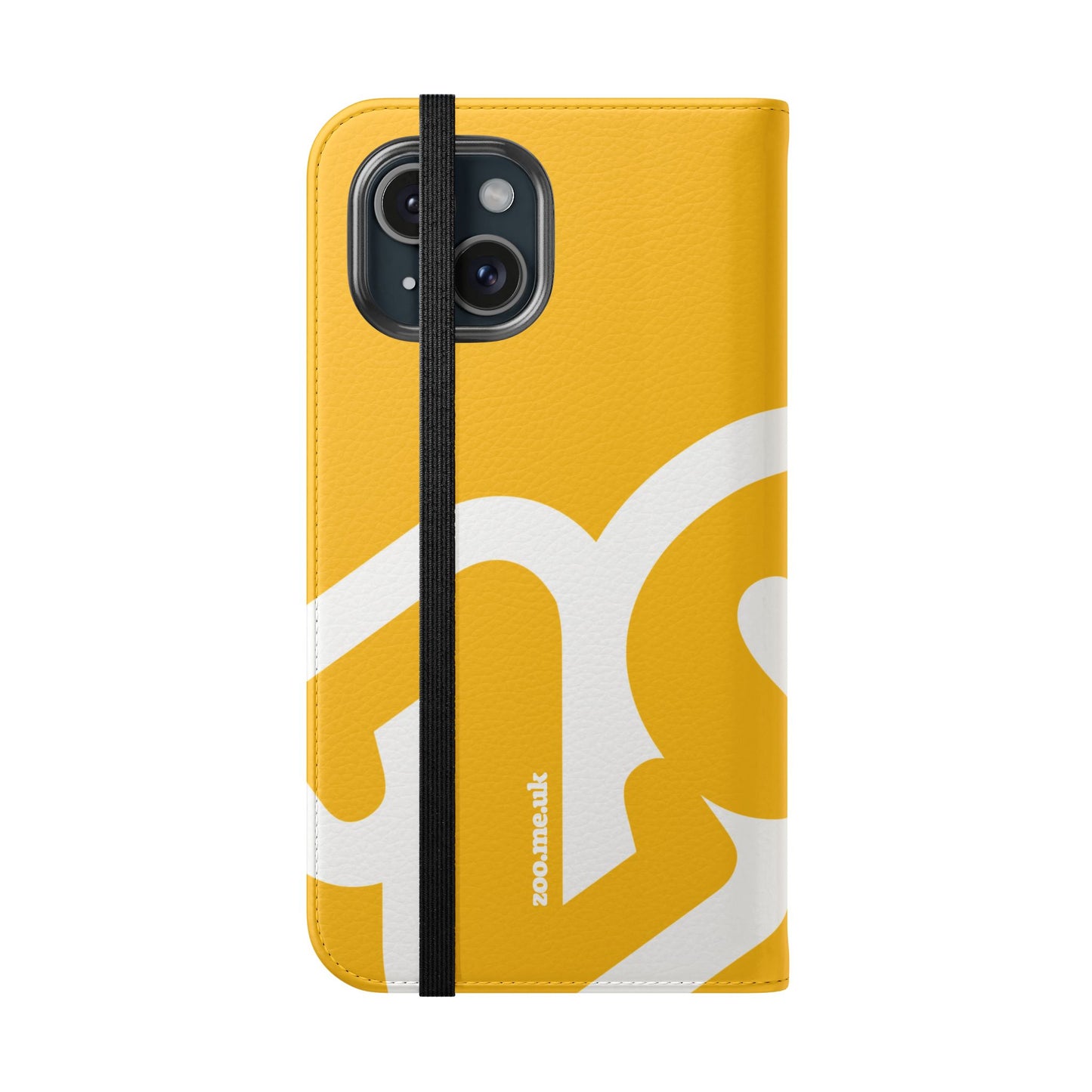 Zoo® Yellow Flip Case - Phone Wallet with Card Holder